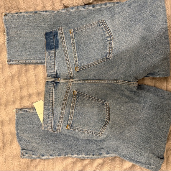 Abercrombie Midrise 90’s Straight Women's Light Blue Ankle Jeans 27 Short 4 - Picture 6 of 6